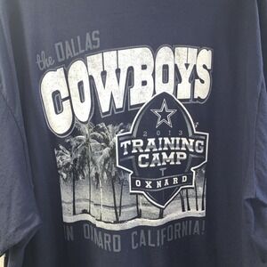 2013 Dallas Cowboys Training Camp Men's T-Shirt Navy• 4XL Oxnard California